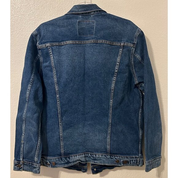 Levis Mens XL Blue Denim Trucker Jean Jacket Classic Fit Button-Front - Picture 2 of 10